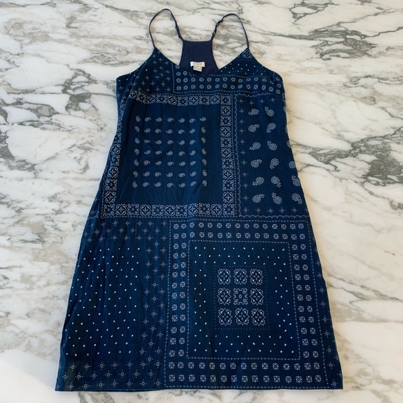 J. Crew Factory Bandana Print Dress - Picture 1 of 6